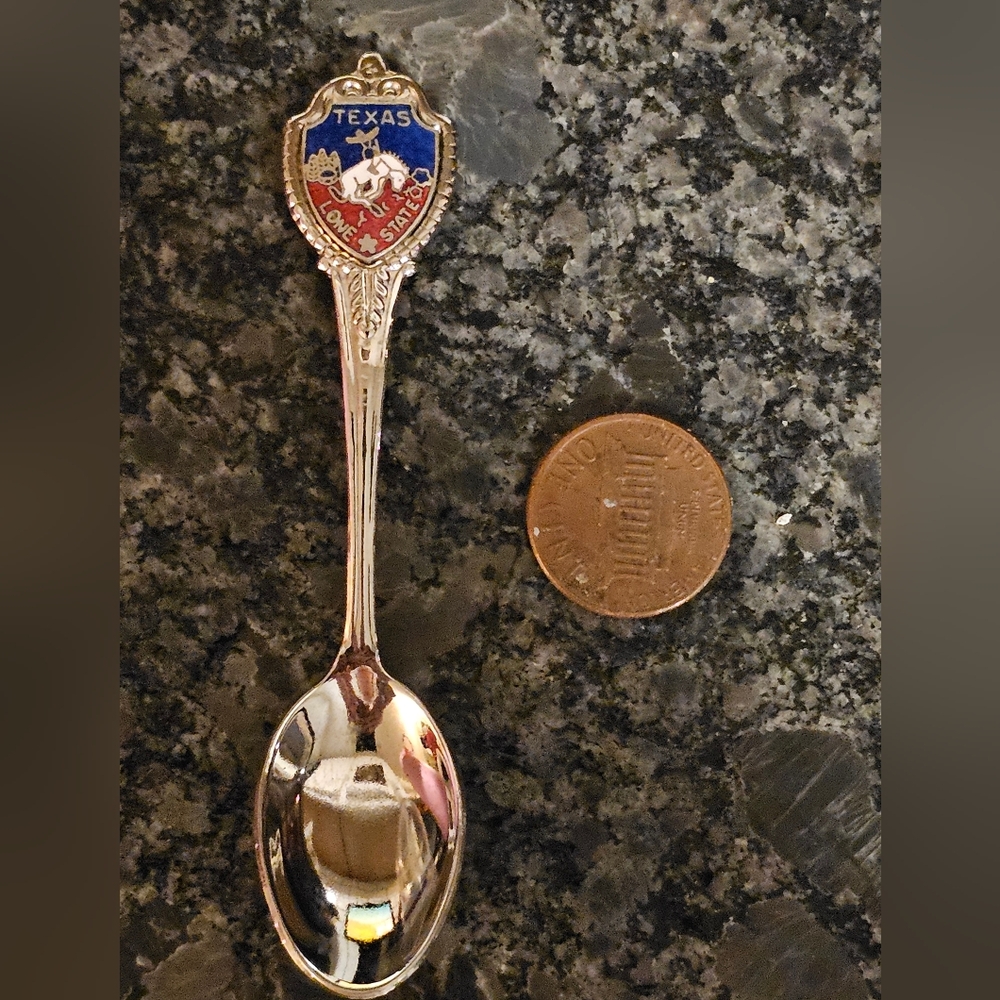 State‎ of Texas Souvenir Texas Collector Spoon Lone Star State